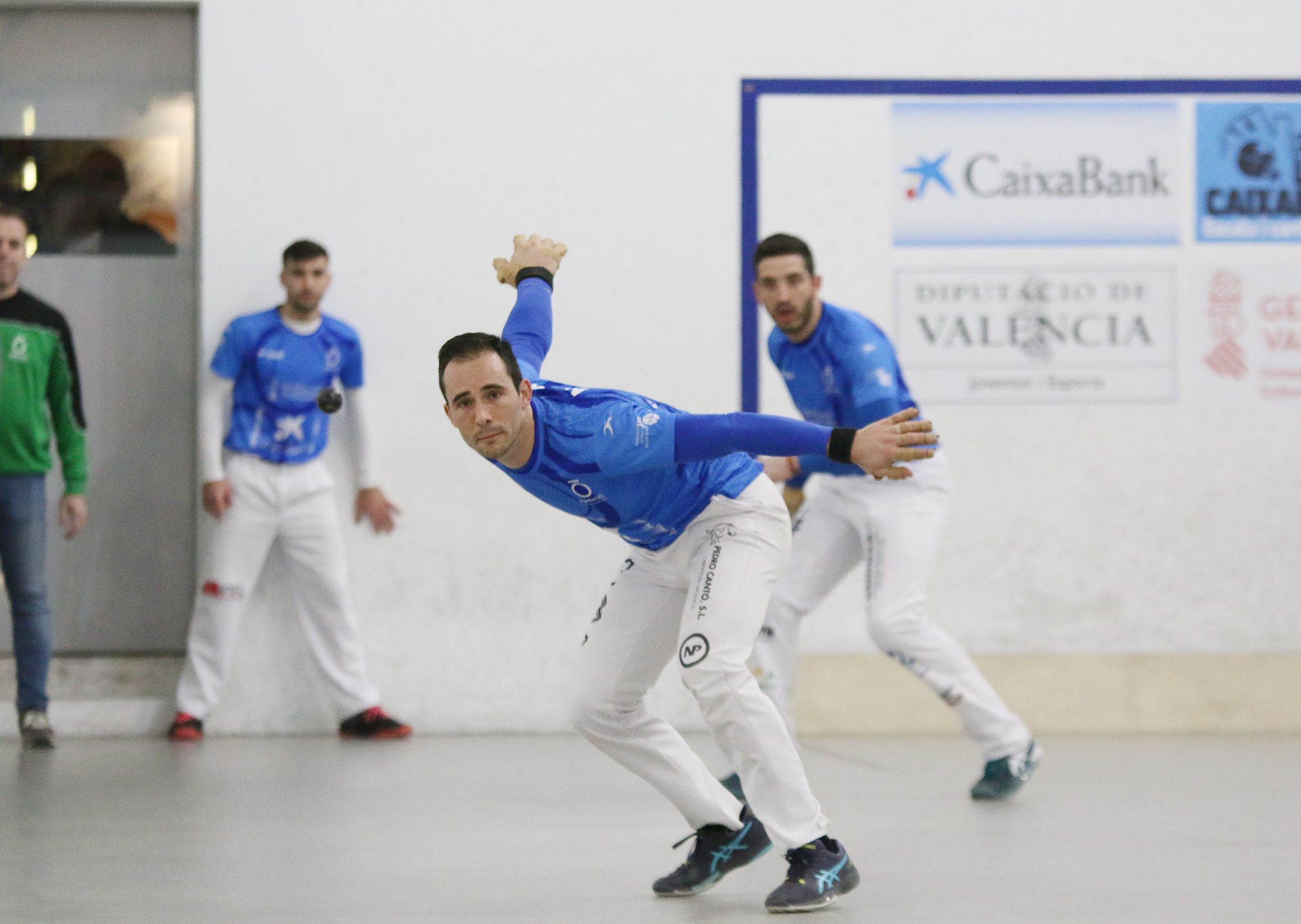 Nacho, en una partida de la Lliga