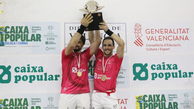Nacho, campió de la Copa Caixa Popular 2022 amb Soro III - Funpival