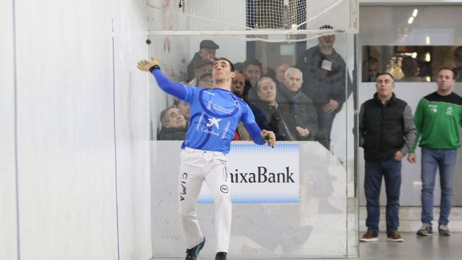 Nacho, en una partida de la Lliga - Funpival