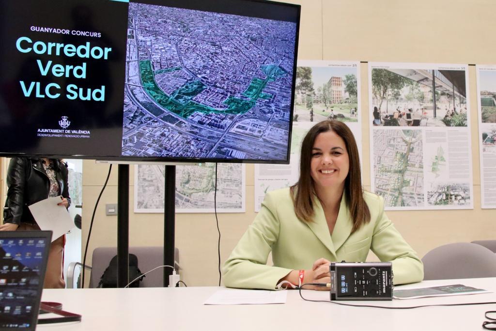La vicealcaldesa Sandra Gómez en rueda de prensa