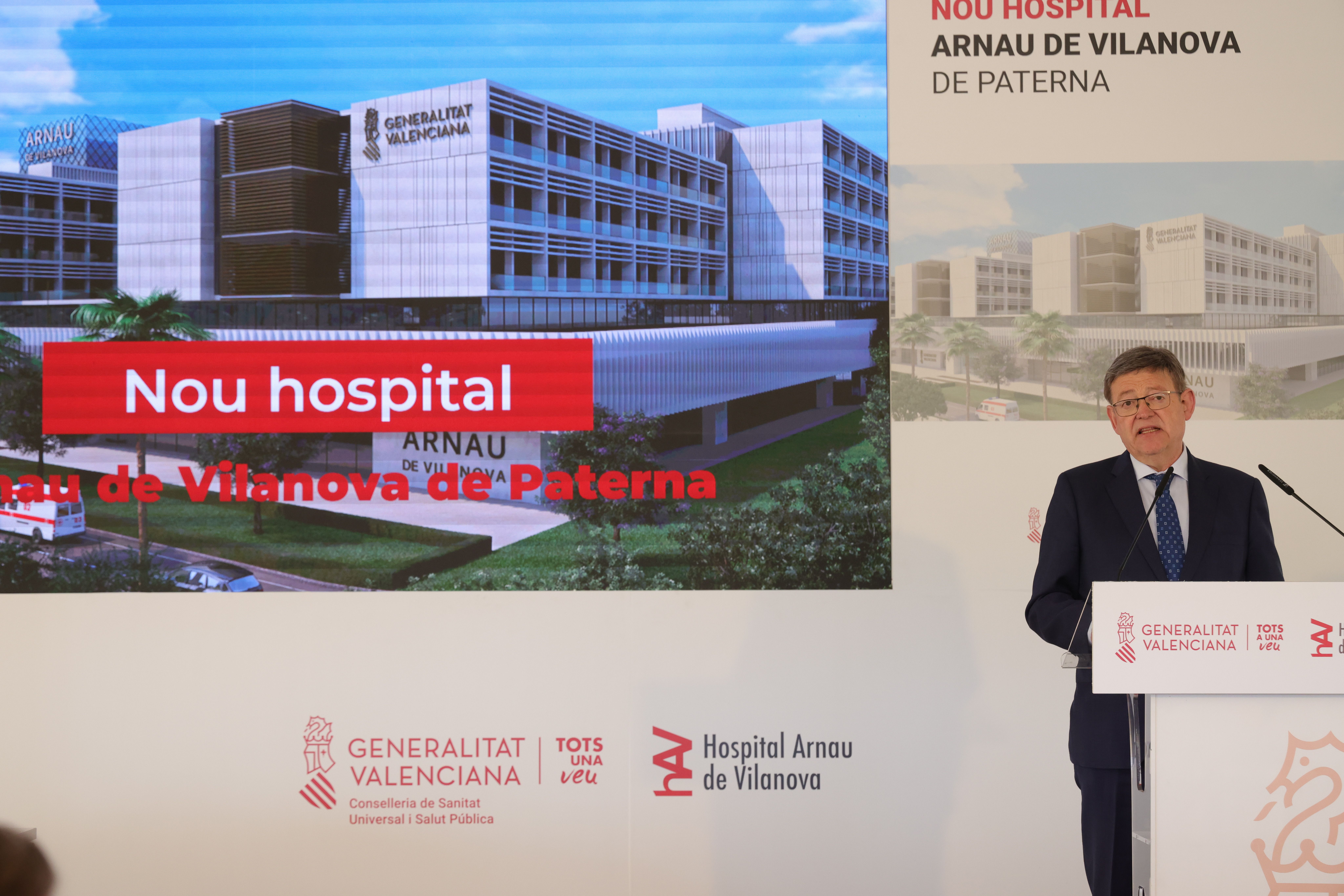 El president de la Generalitat, Ximo Puig, presenta el nou hospital Arnau de Vilanova