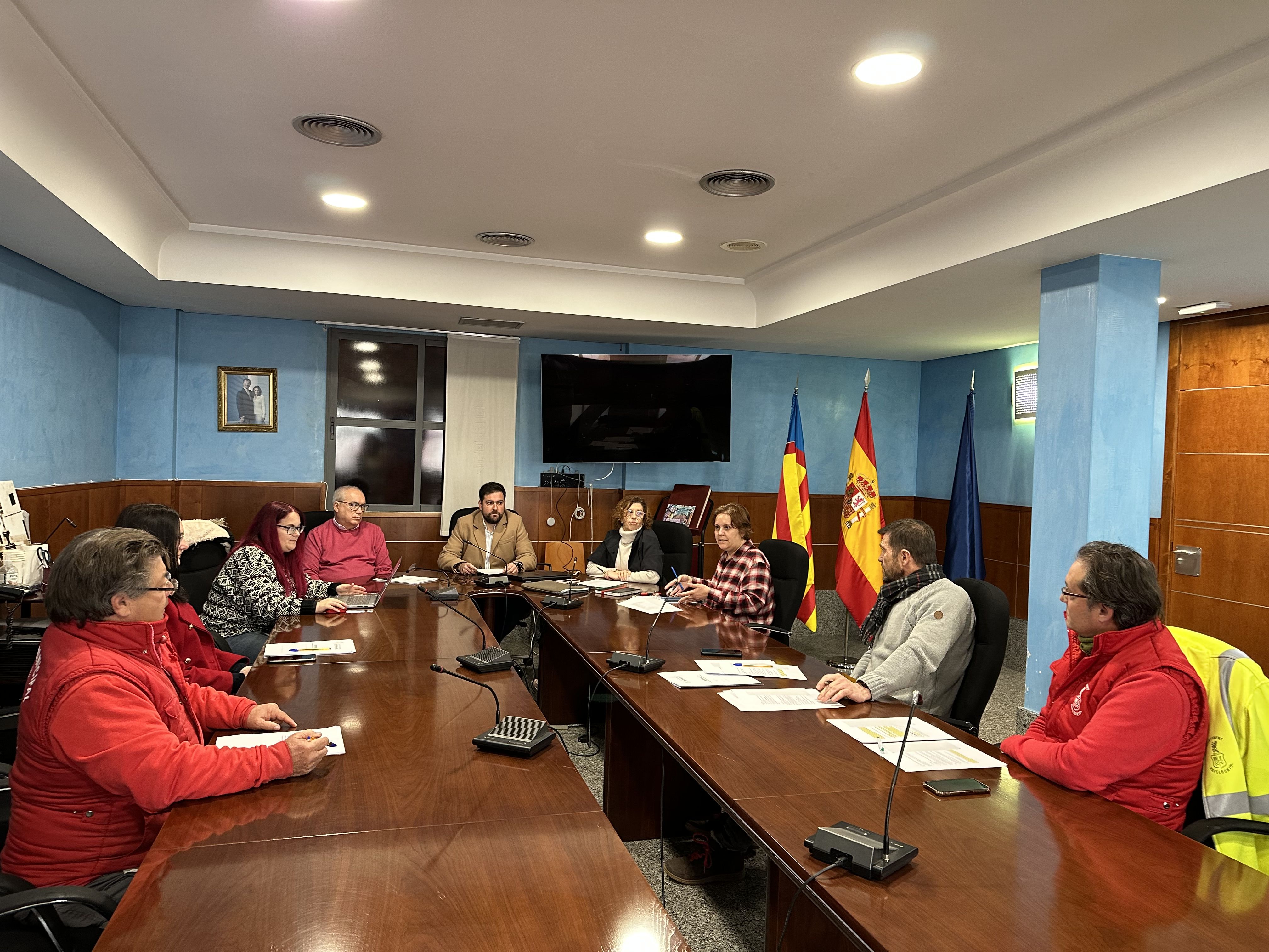 Imatge de la reunió a Rafelbunyol per a la aprobació d'aquest protocol