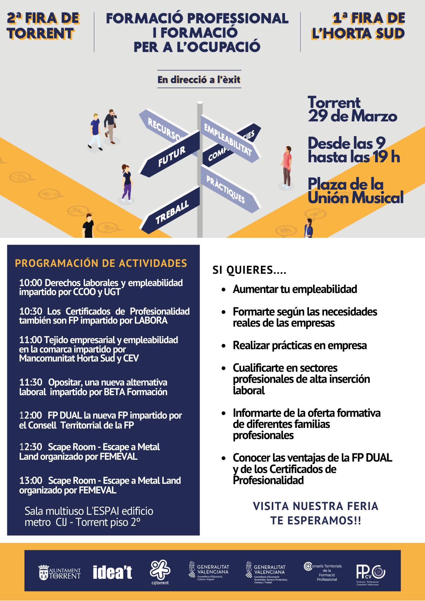 II Fira de Formació Profesional i l'ocupació de Torrent
