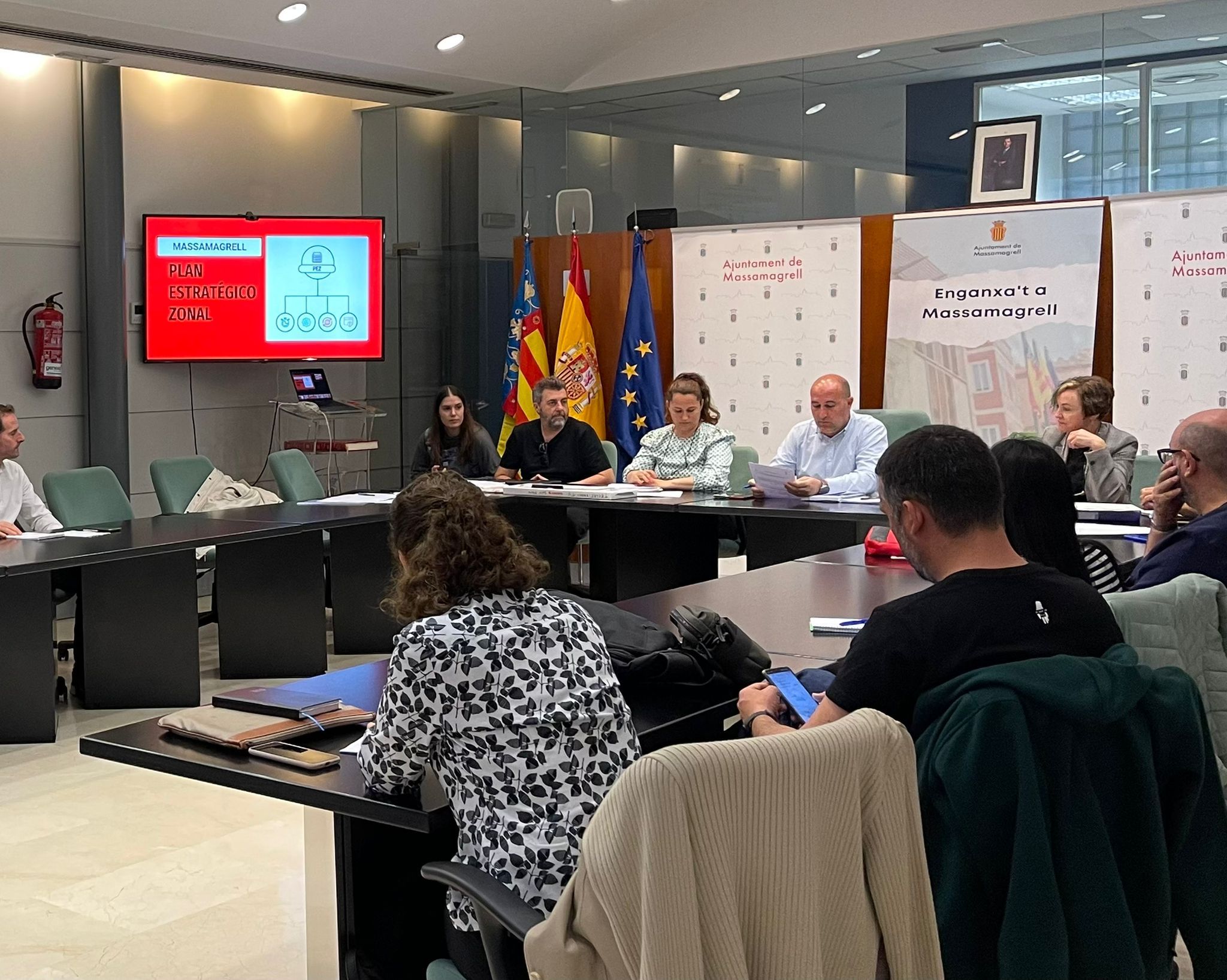 Imatge del Ple a Massamagrell amb motiu de la constitució del nou Consell Municipal de Inclusió i Drets Socials