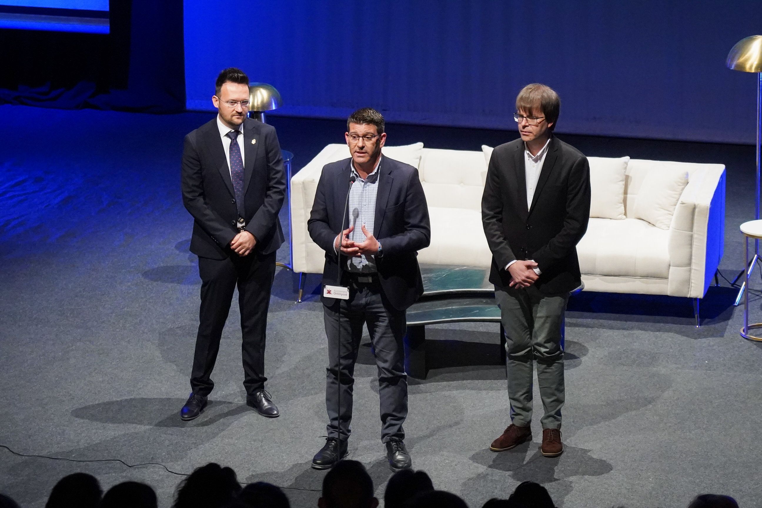 L'alcalde Jorge Rodríguez durant el II Fòrum Empresa Activa d'Ontinyent