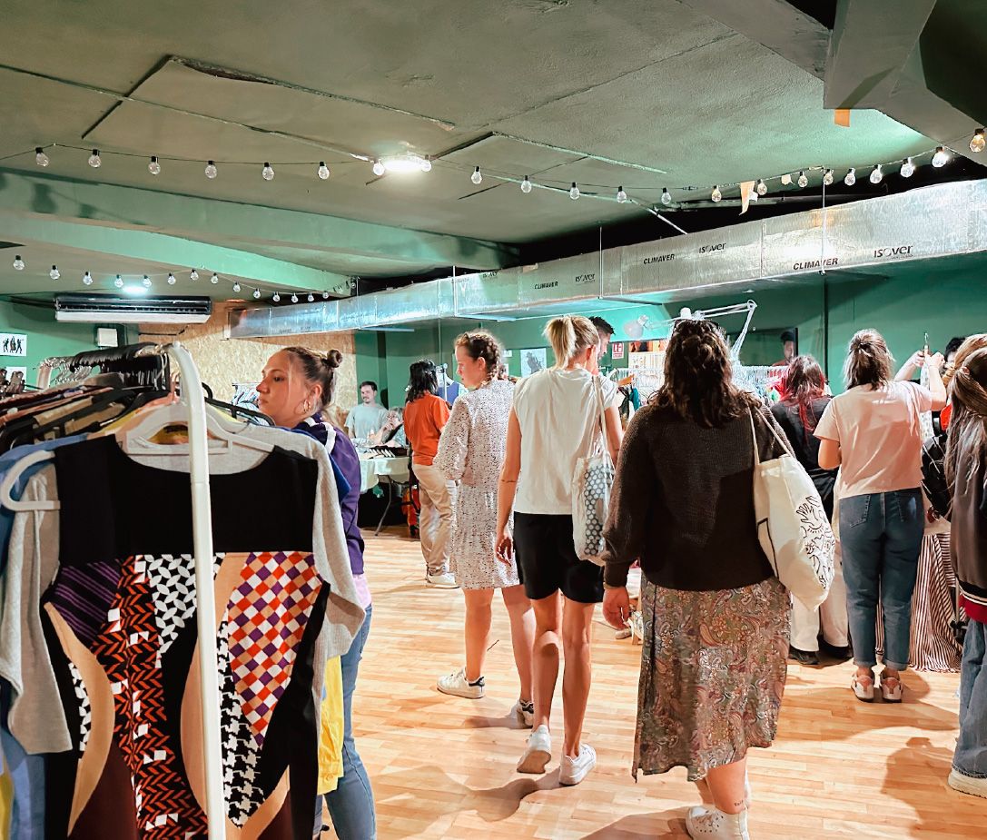 El Flea Market que se celebró en el barrio de Ruzafa de València