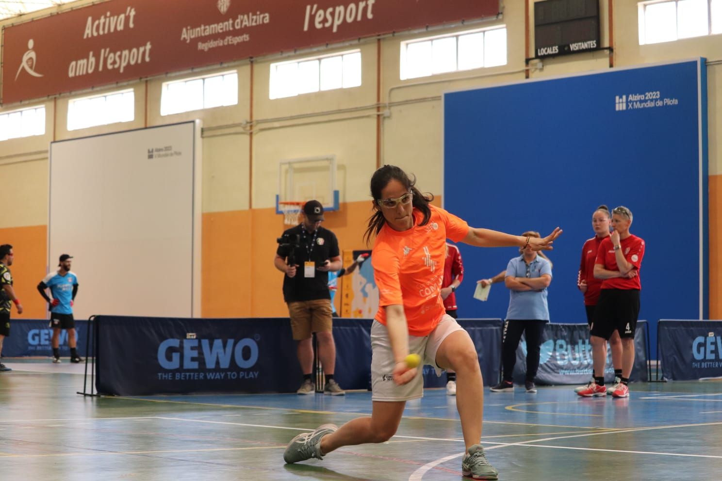 Victoria, una de les jugadores del equip de one wall - Fedpival