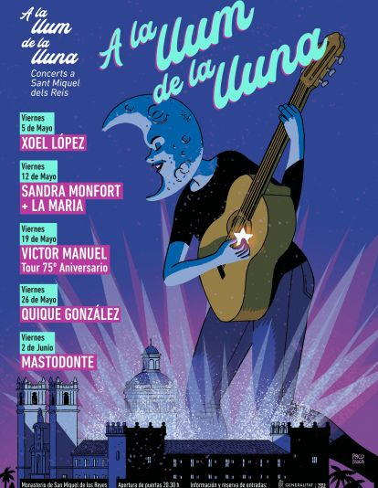 Cartel del ciclo 'A la llum de la lluna' Cartel del ciclo 'A la llum de la lluna'