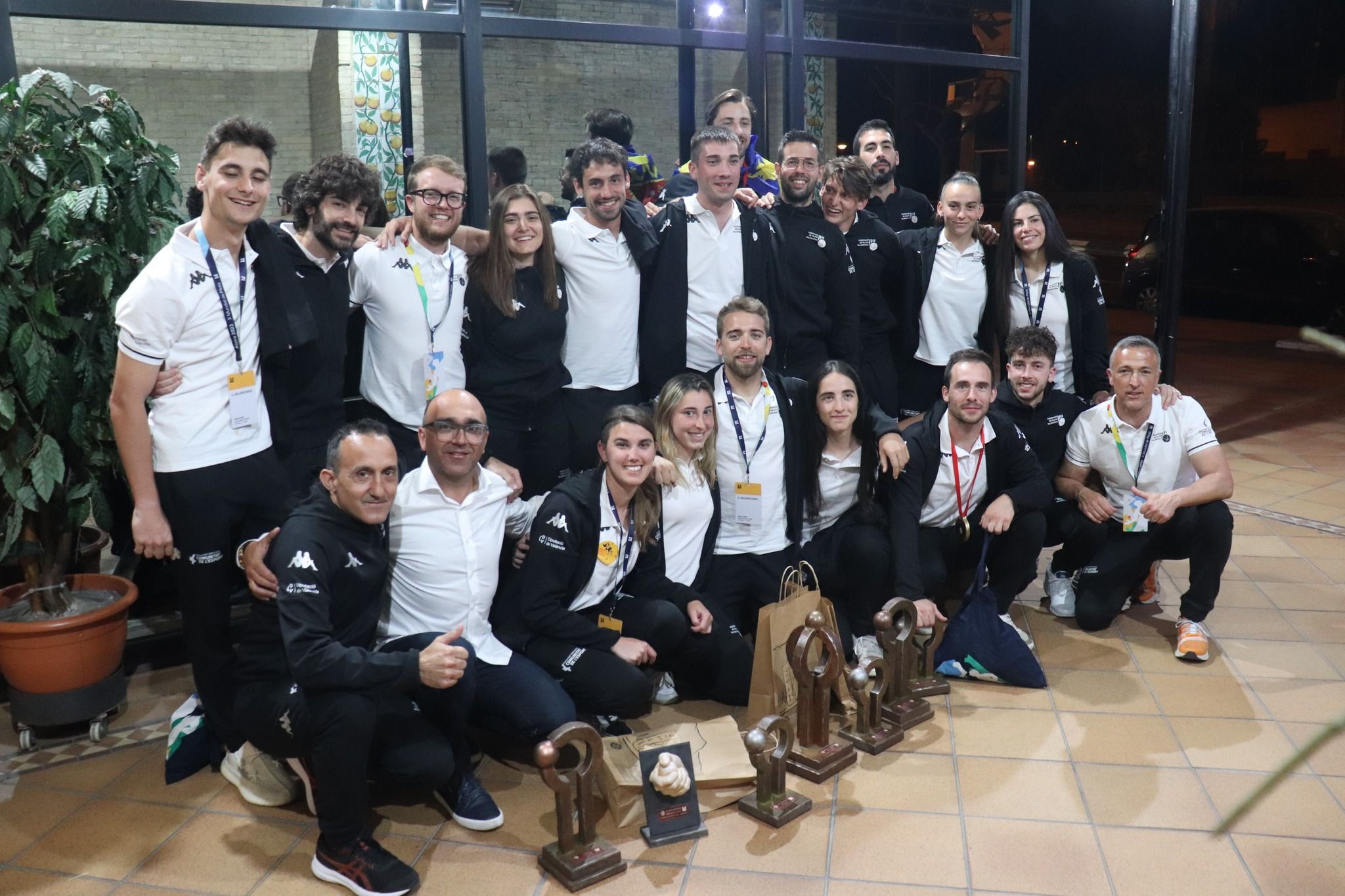 L'equip valencià, en la celebració del campionat del món este cap de setman - Fedpival