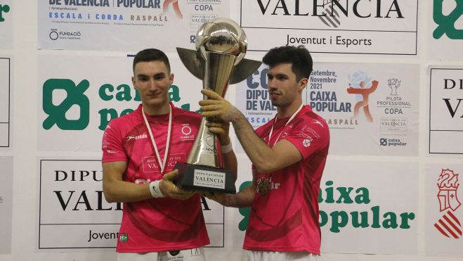 Iván, campió de la Copa 2021 amb Seve - Funpival