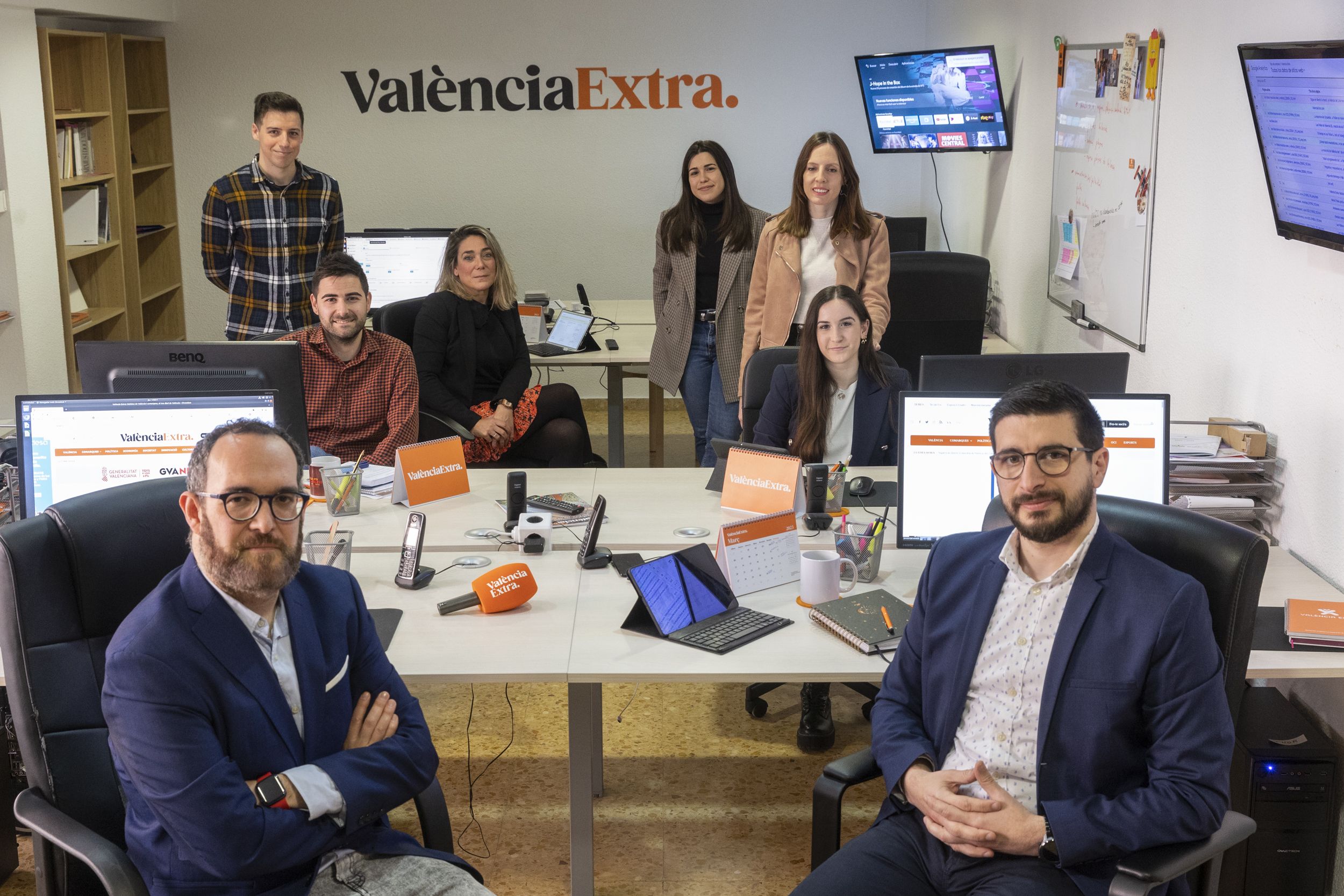 Equipo de València Extra. Imagen de Eva Máñez