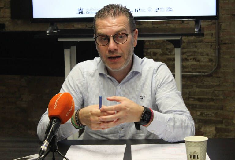 El regidor de Promoció Econòmica d'Ontinyent, Pablo Úbeda