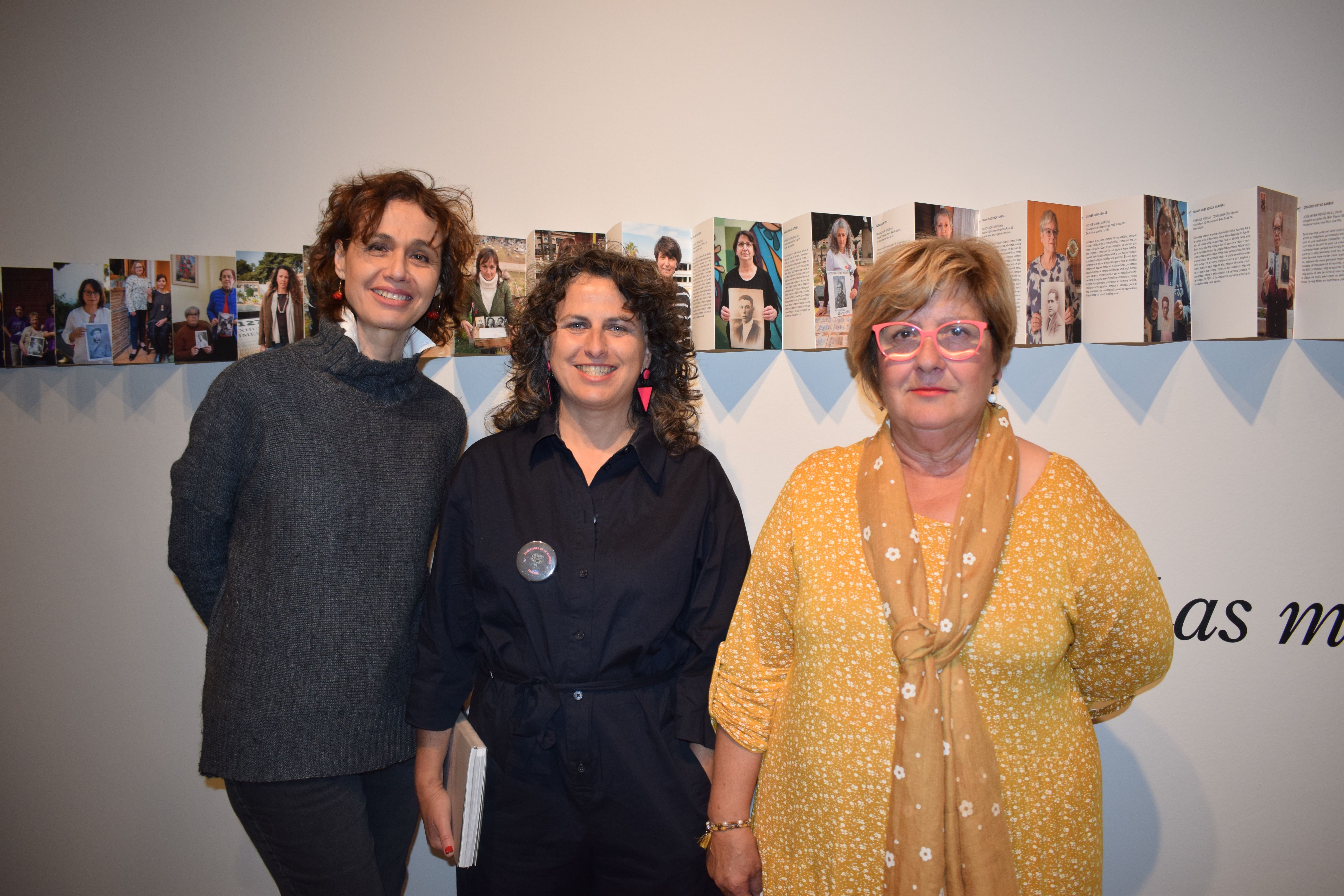  Eva Máñez i Encarna Tarín en la presentació de 'Paterna: La memòria de l'horror'