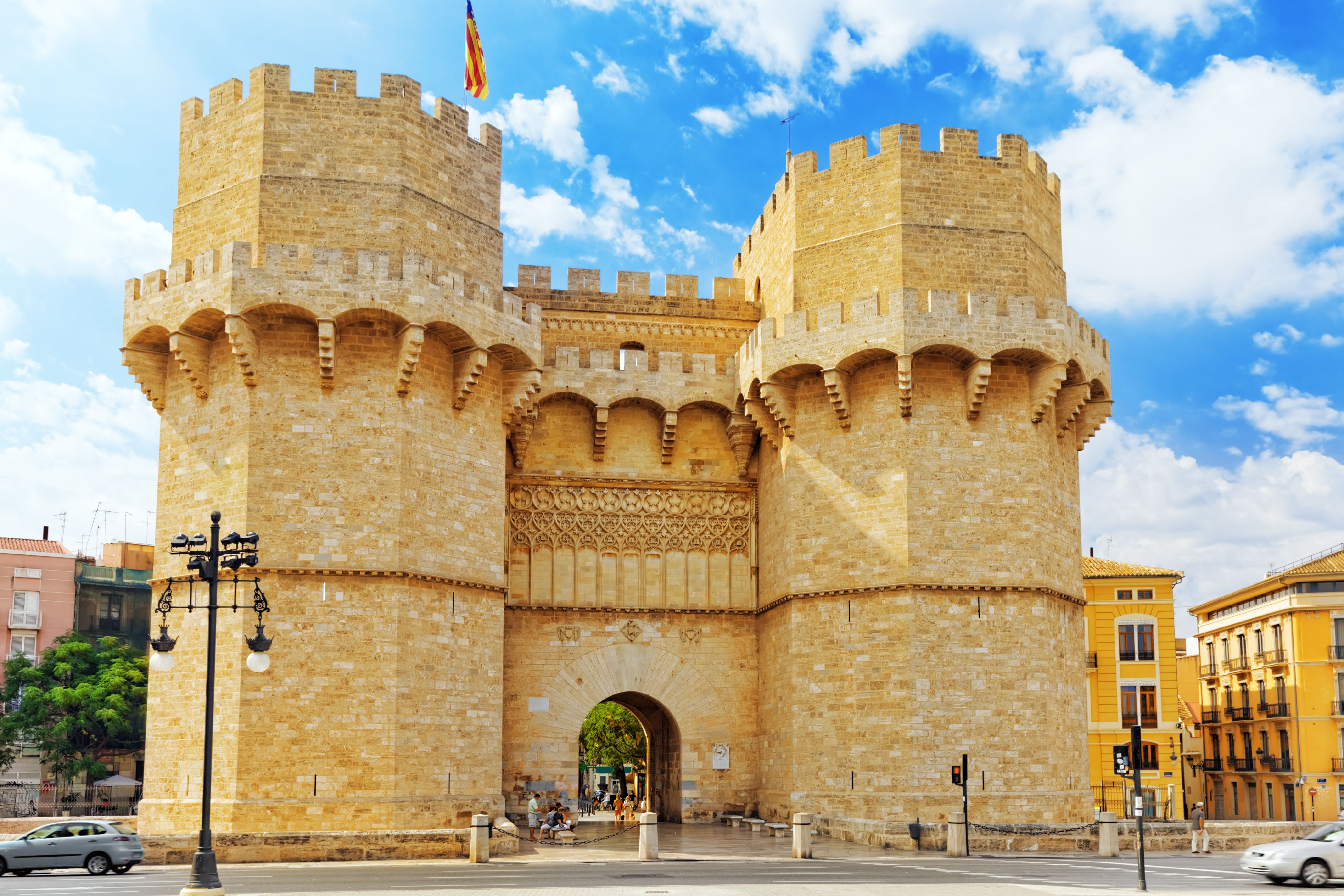 Imagen de las Torres de Serrano de València