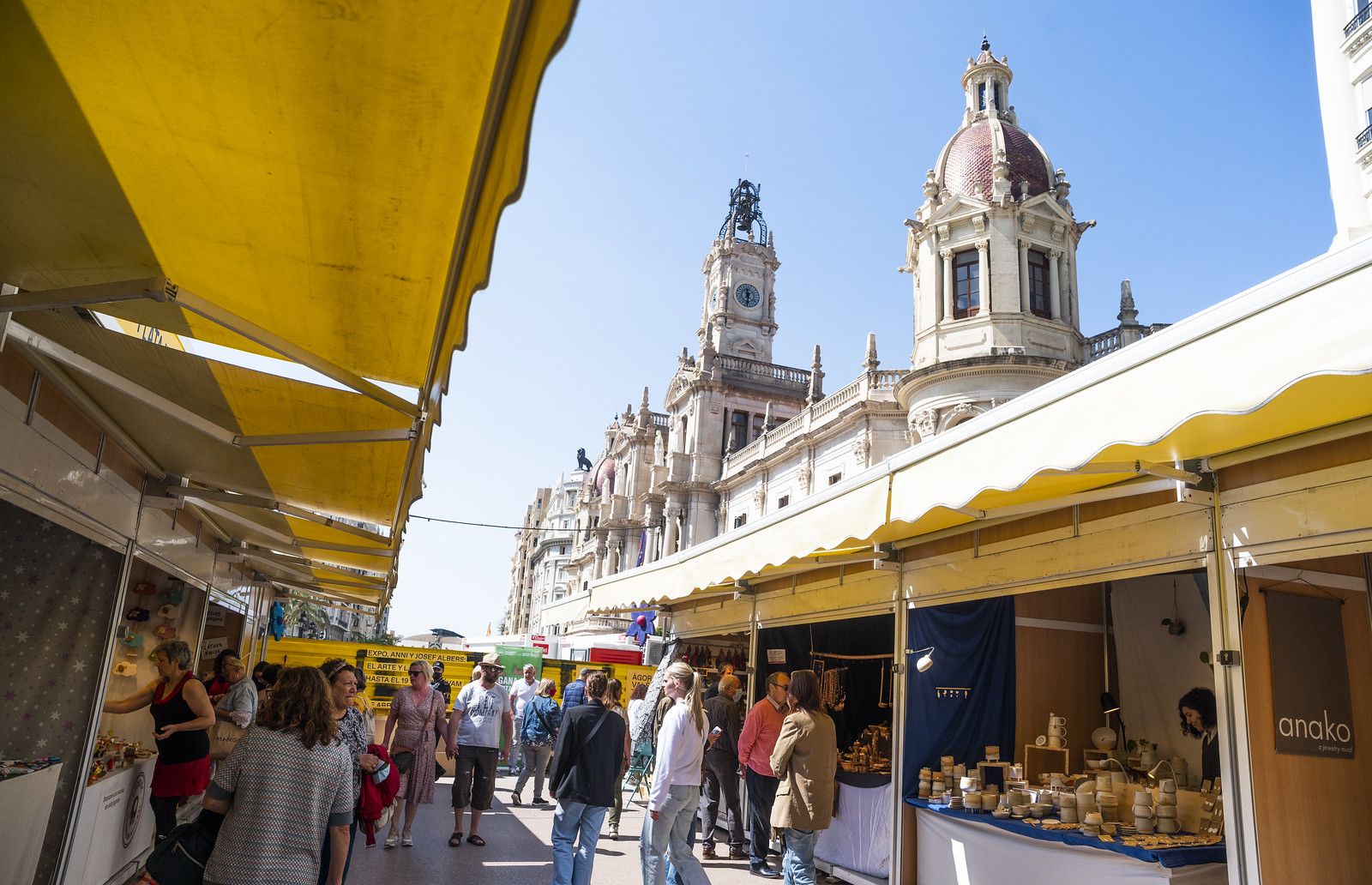 Feria de Artesanía de Primavera en València. Imagen seleccionada del Ayuntamiento de València.