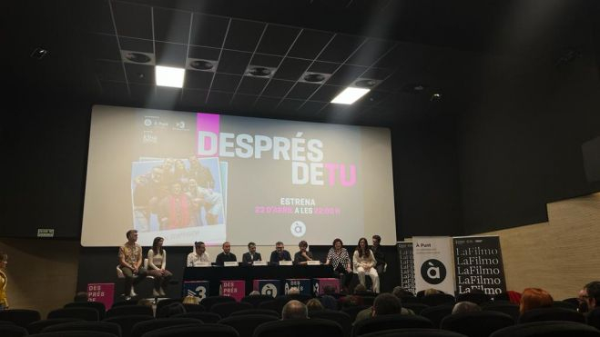 Presentació a la Filmoteca Valenciana de la segona temporada de la sèrie 'Després de tu'