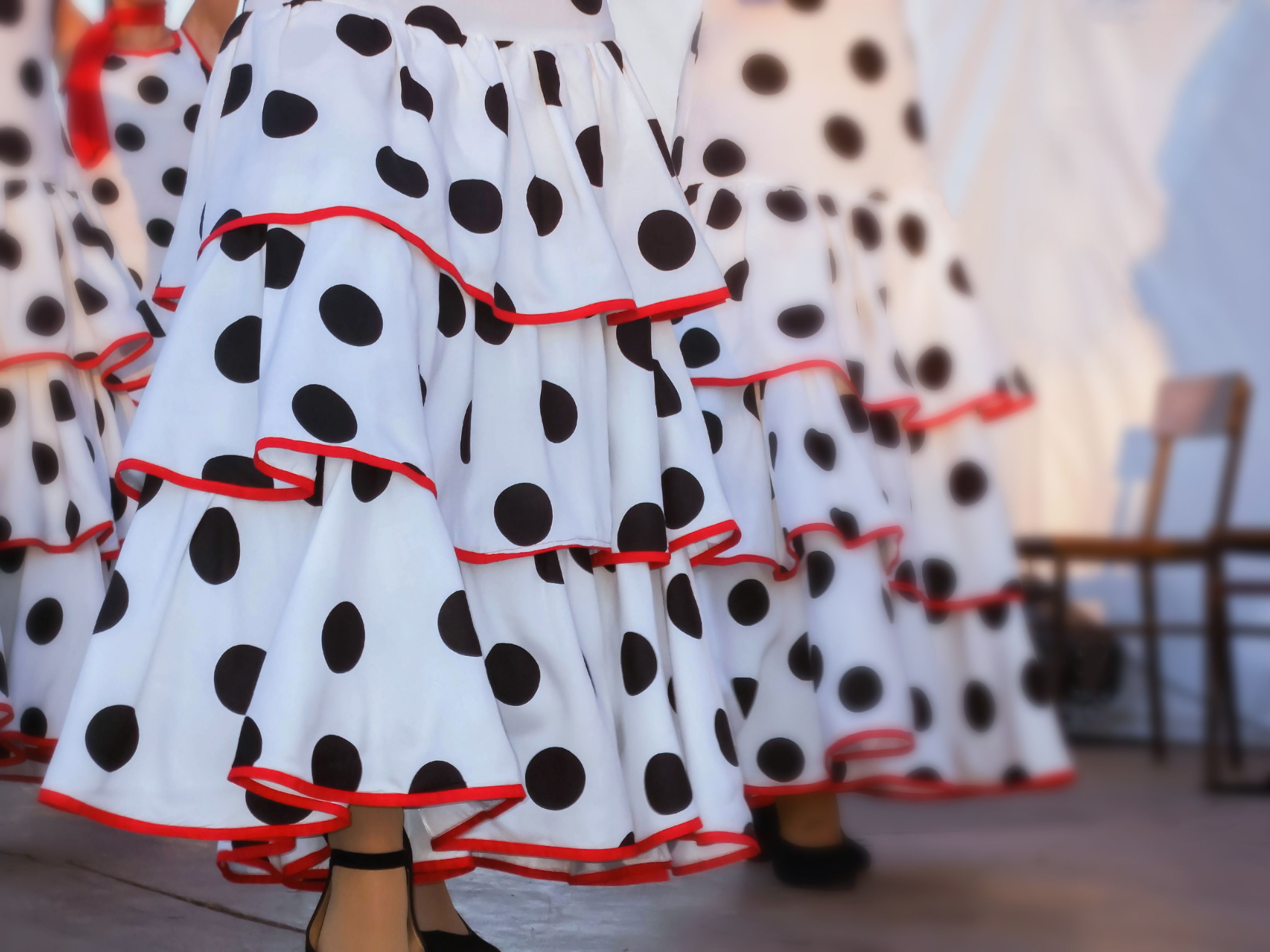 Trajes de flamenca. Foto: GettyImages 