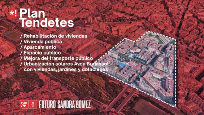 Plan Integral de Barrios de València del PSPV-PSOE (Tendetes)