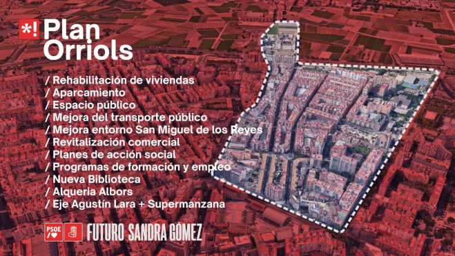 Plan Integral de Barrios de València del PSPV-PSOE (Orriols)
