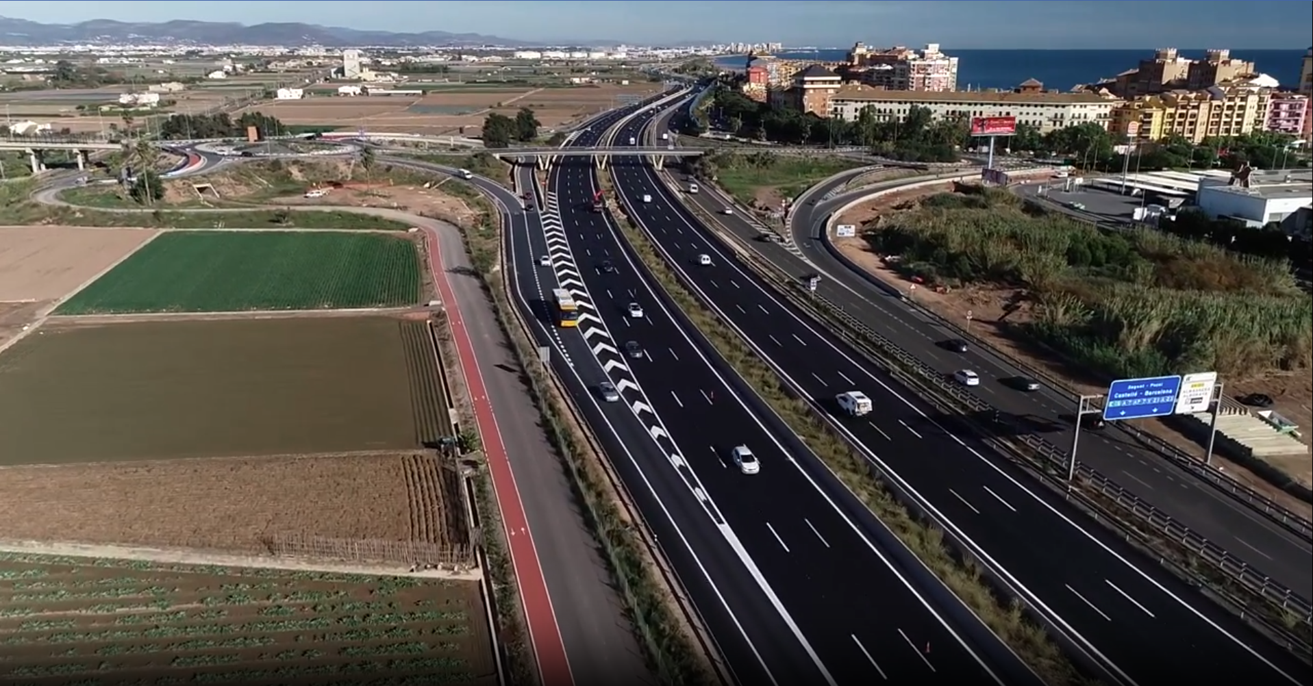 Tramo carril BUS-VAO V-21