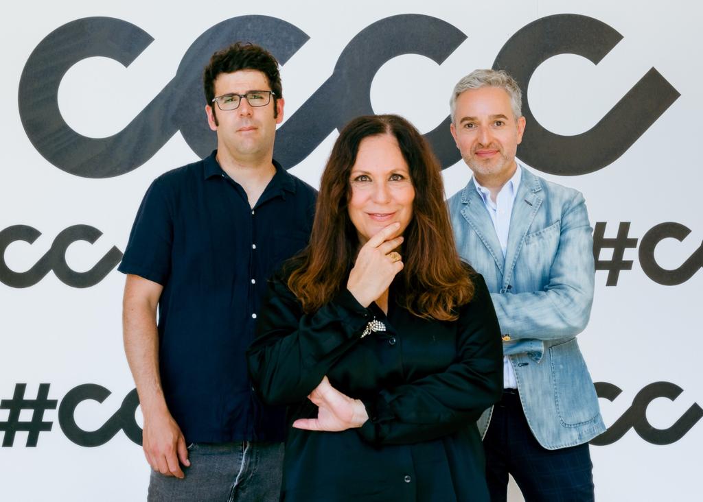Edu Comelles, Amalia Garrigós y José Luis Pérez Pons, del CCCC