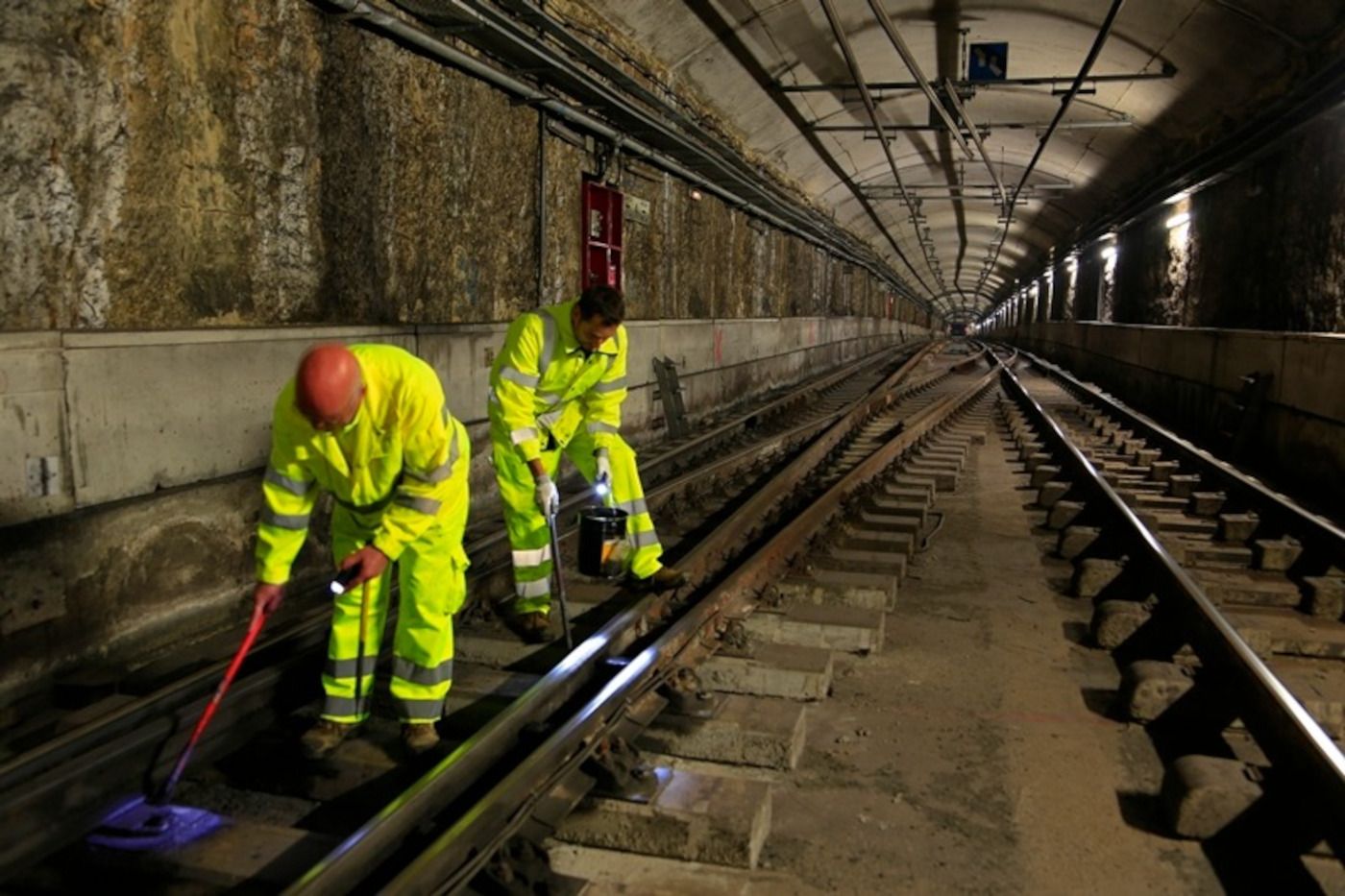 Trabajos de mantenimiento en Metrovalencia