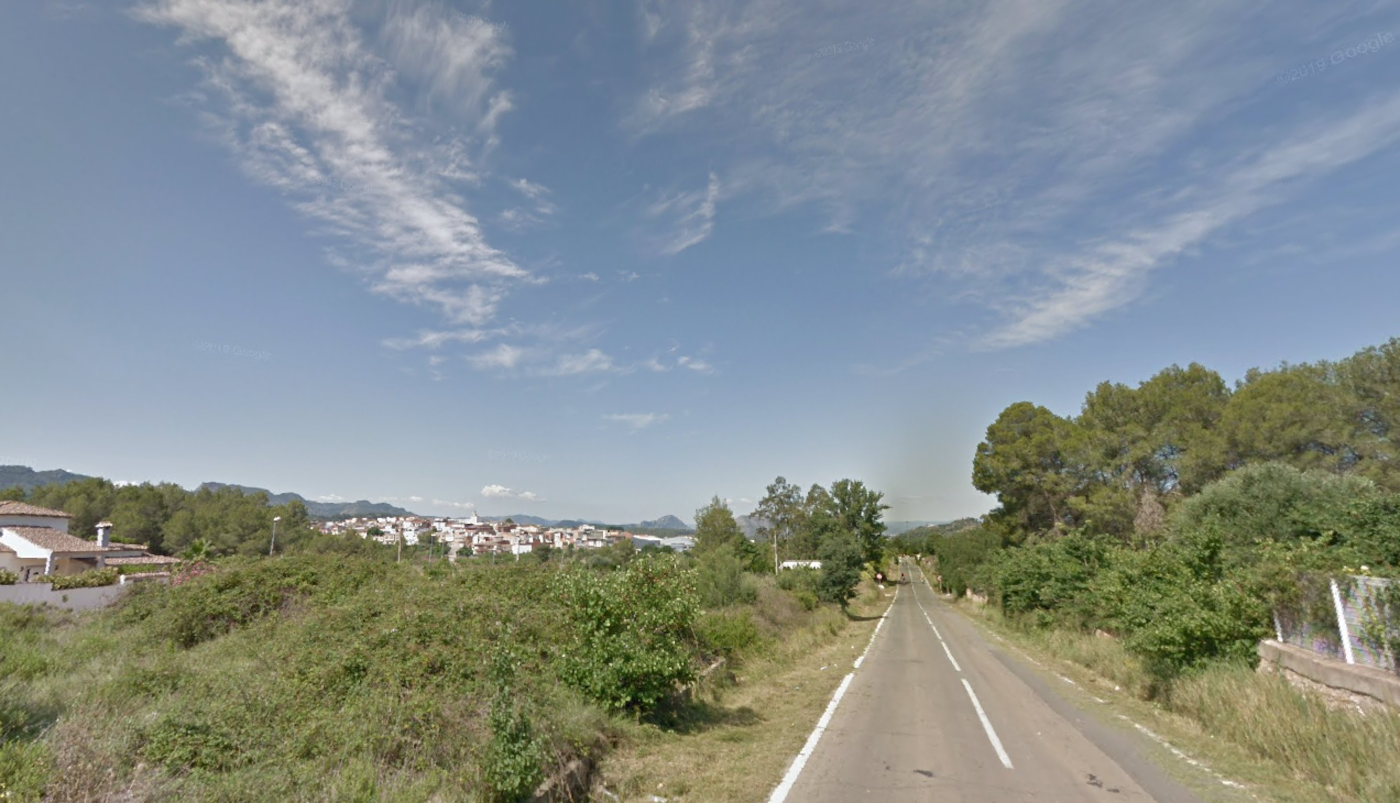 CV-600 a su paso por Barxeta