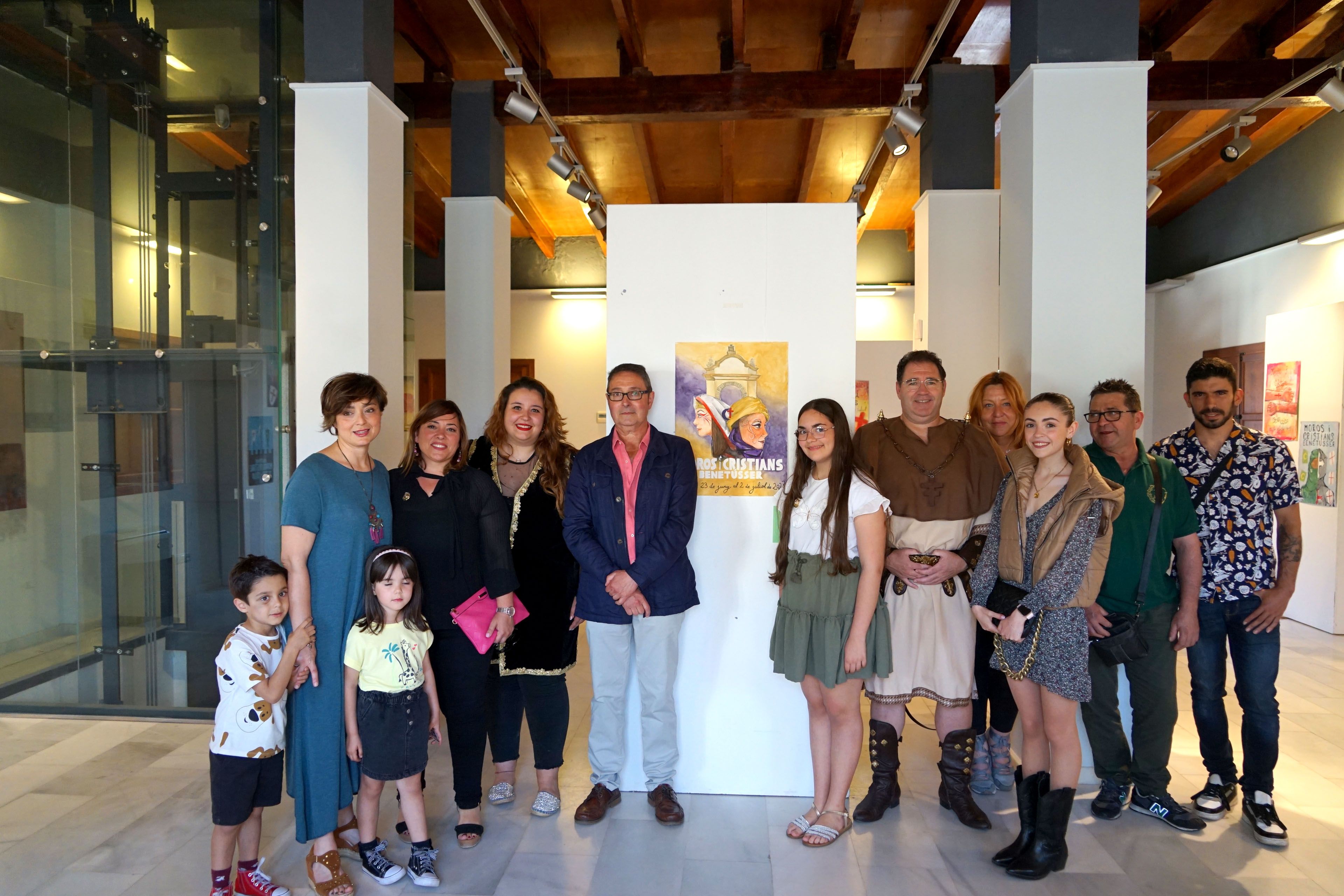 Exposició cartell guanyador Moros i Cristians Benetússer