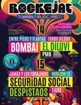 Cartel de la XX edición del Festival Rockejat de Torrent