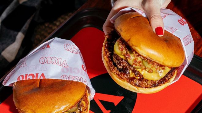 Hamburguesas de la firma Vicio. Imagen: Perfil de Facebook de Vicio