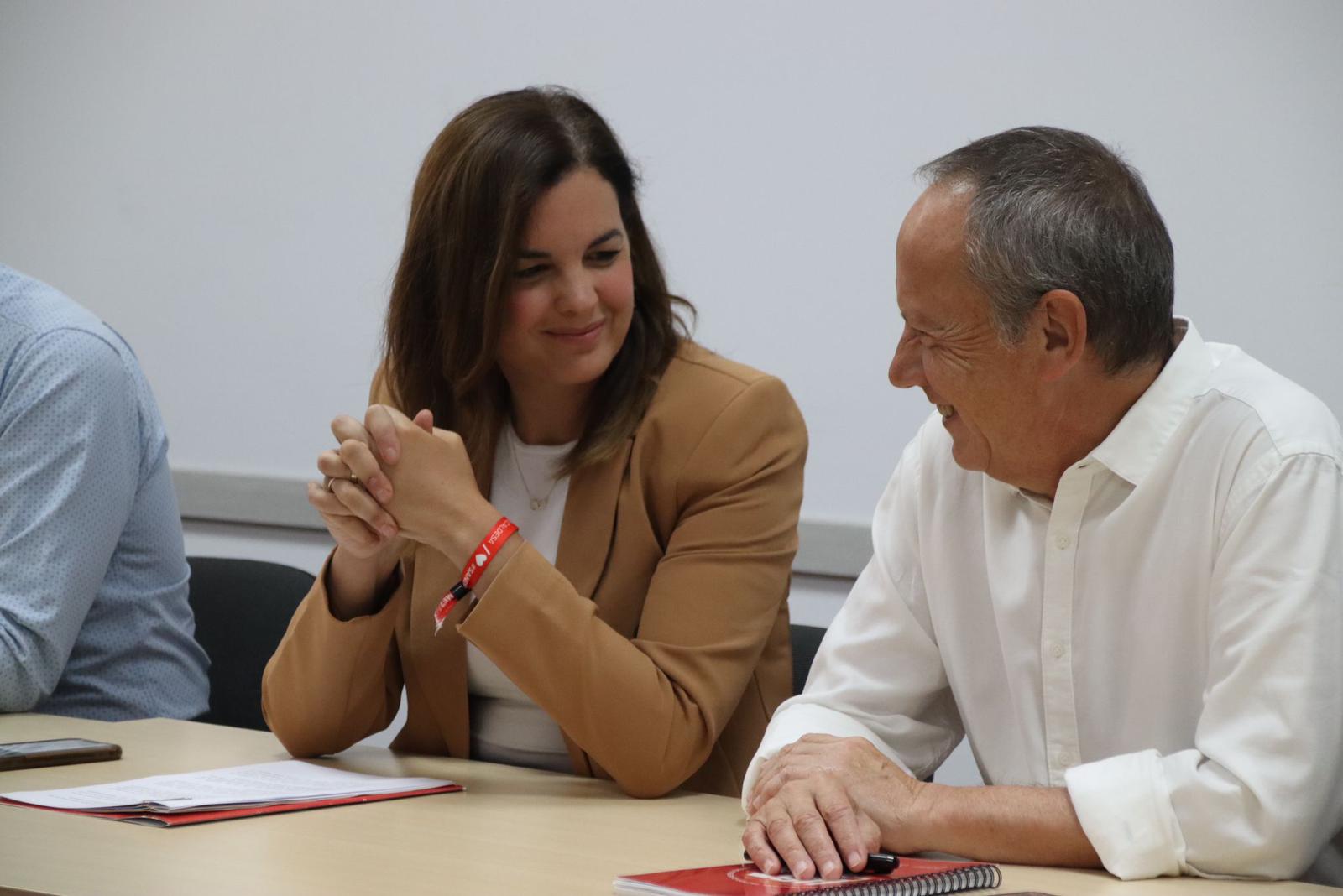 Sandra Gómez s'ha reunit amb l'Executiva d'UGT-PV