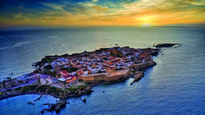 Imagen aérea de la isla de Tabarca Imagen aérea de la isla de Tabarca