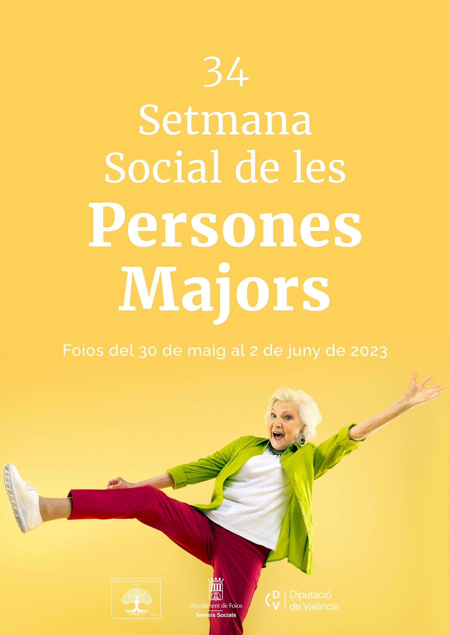 Cartel de la 34ª Semana Social de las Personas Mayores de Foios