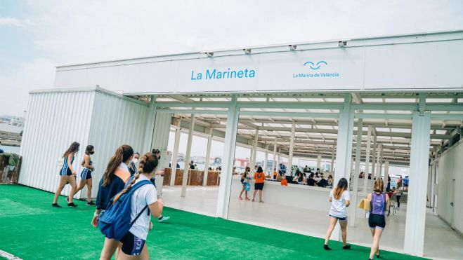 Entrada a La Marineta ubicada en La Marina de València