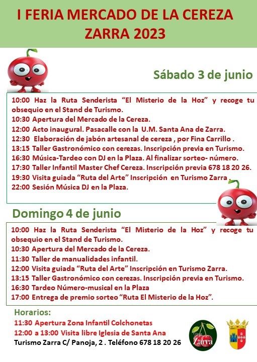 Programa Feria de la Cereza de Zarra