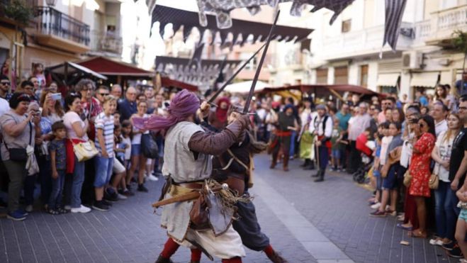 Recreació del desembarcament del pirata Dragut a Cullera Recreació del desembarcament del pirata Dragut a Cullera