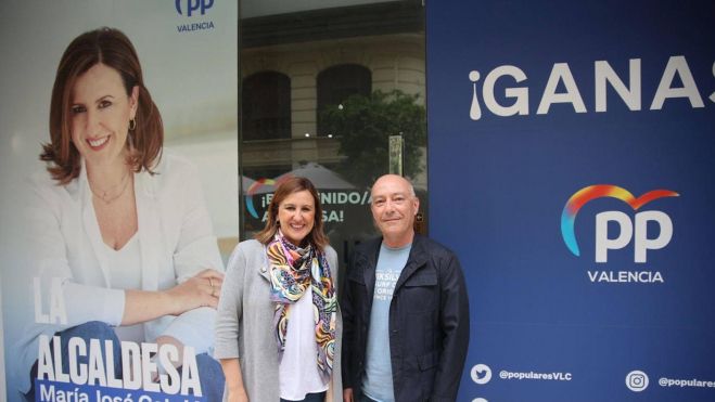 María José Catalá y Jesús Carbonell, el previsible nuevo concejal de Movilidad en el consistorio municipal