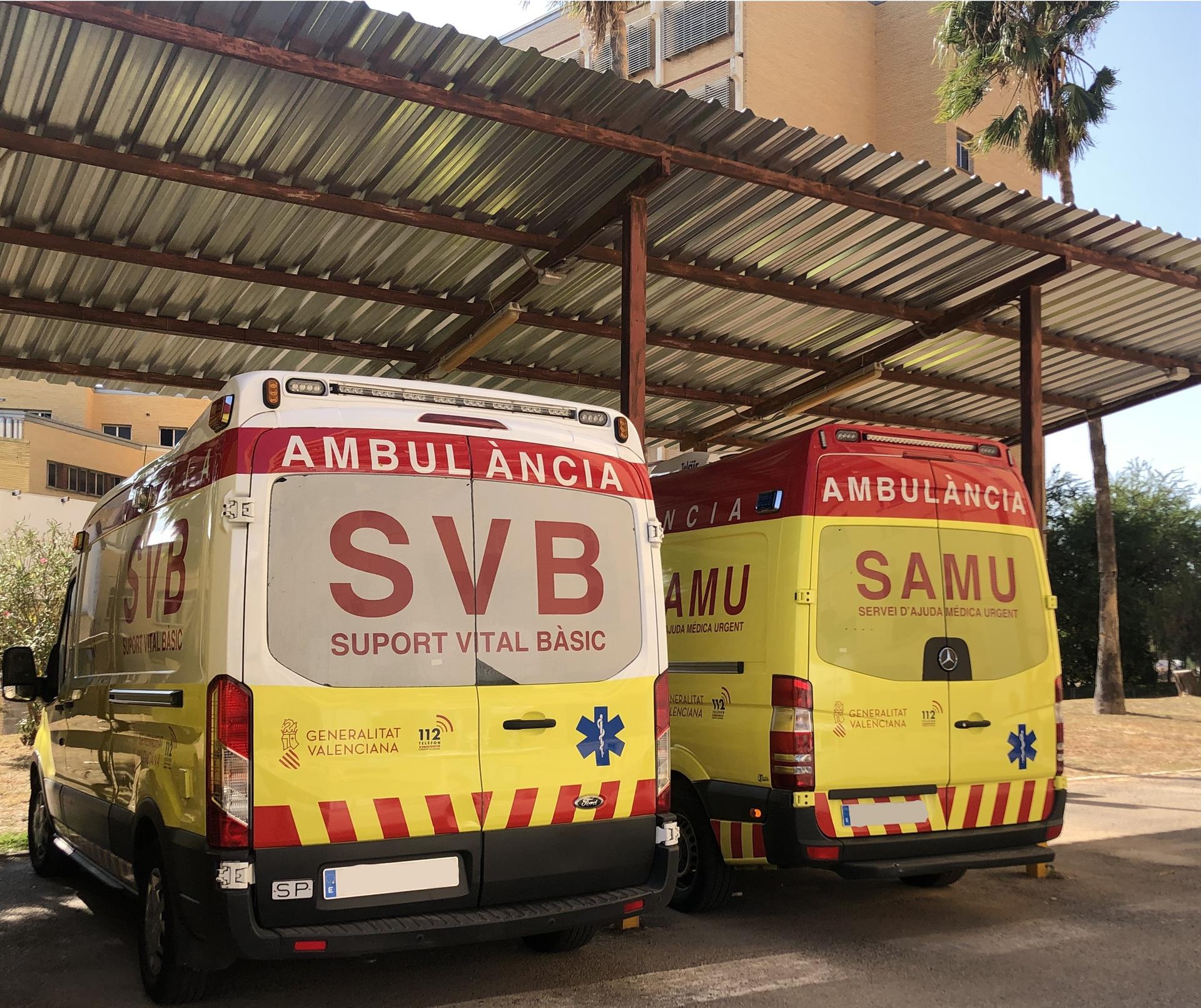 Ambulancia SVB y ambulancia SAMU
