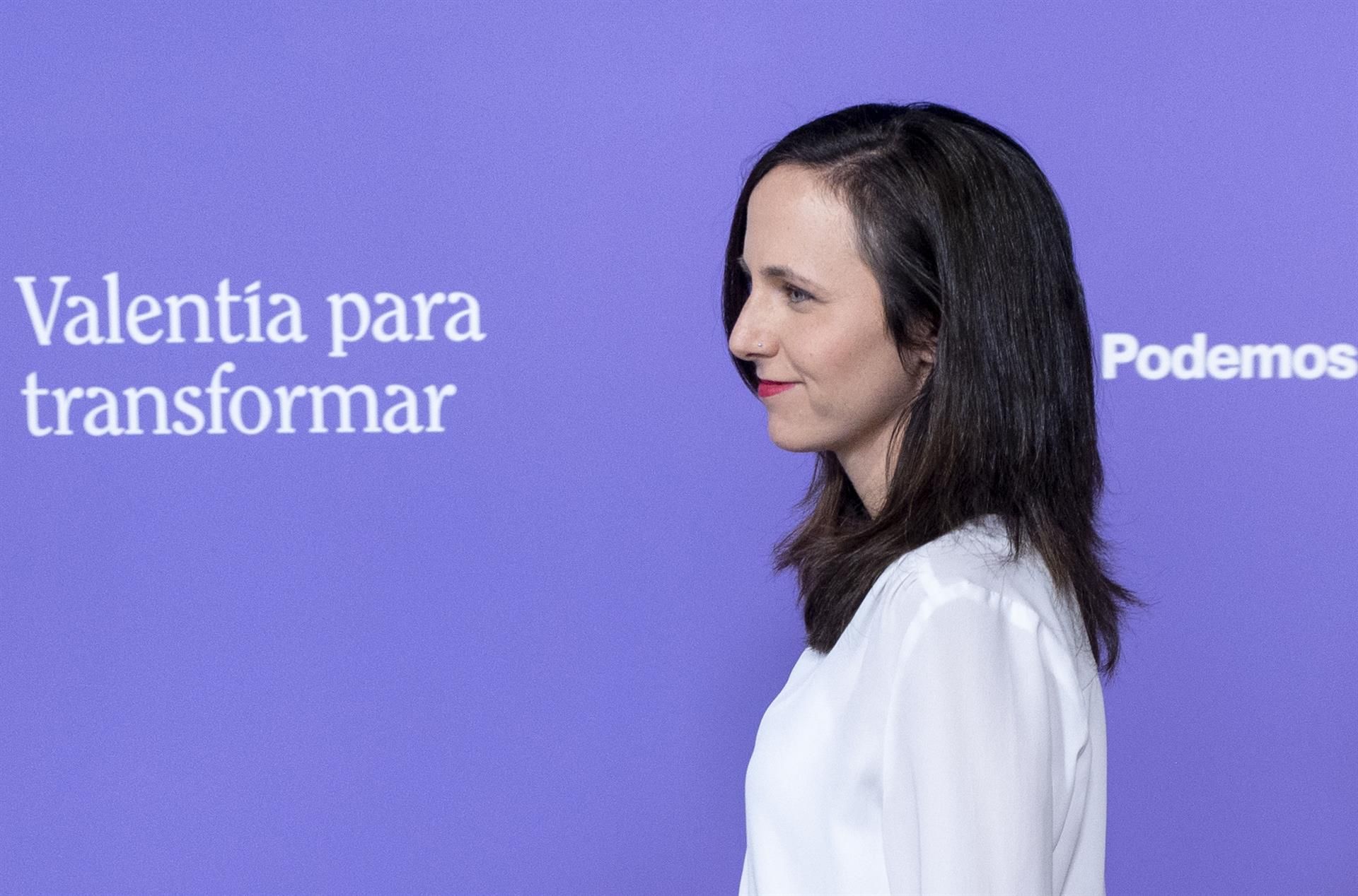 La líder de Podemos, Ione Belarra