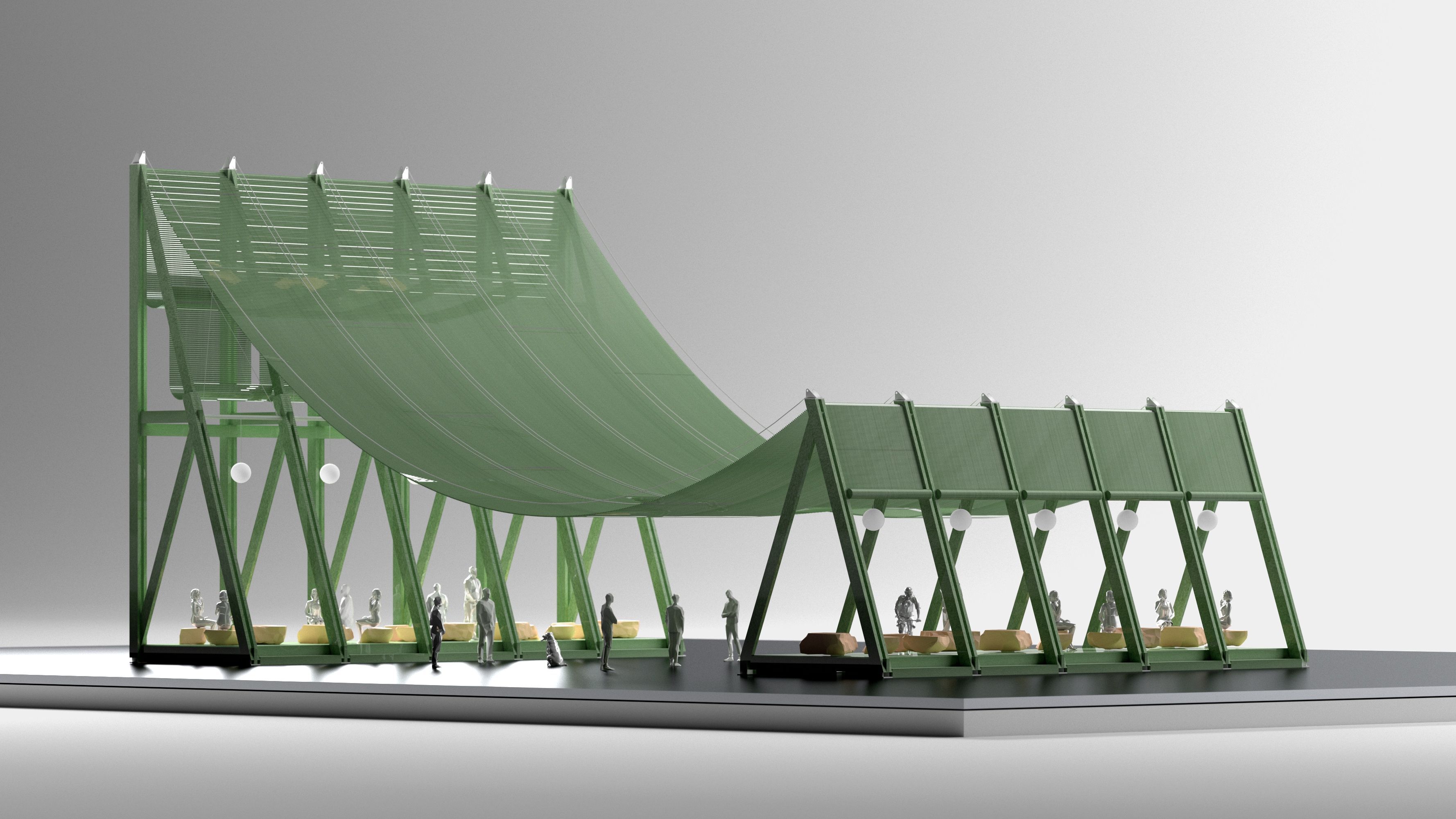 'Mediterráneo', proyecto ganador del pabellón temporal en València