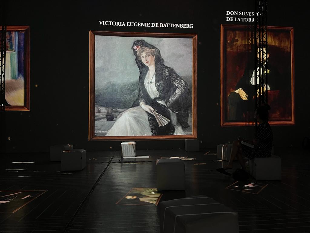 Sala de projeccions de l'exposició