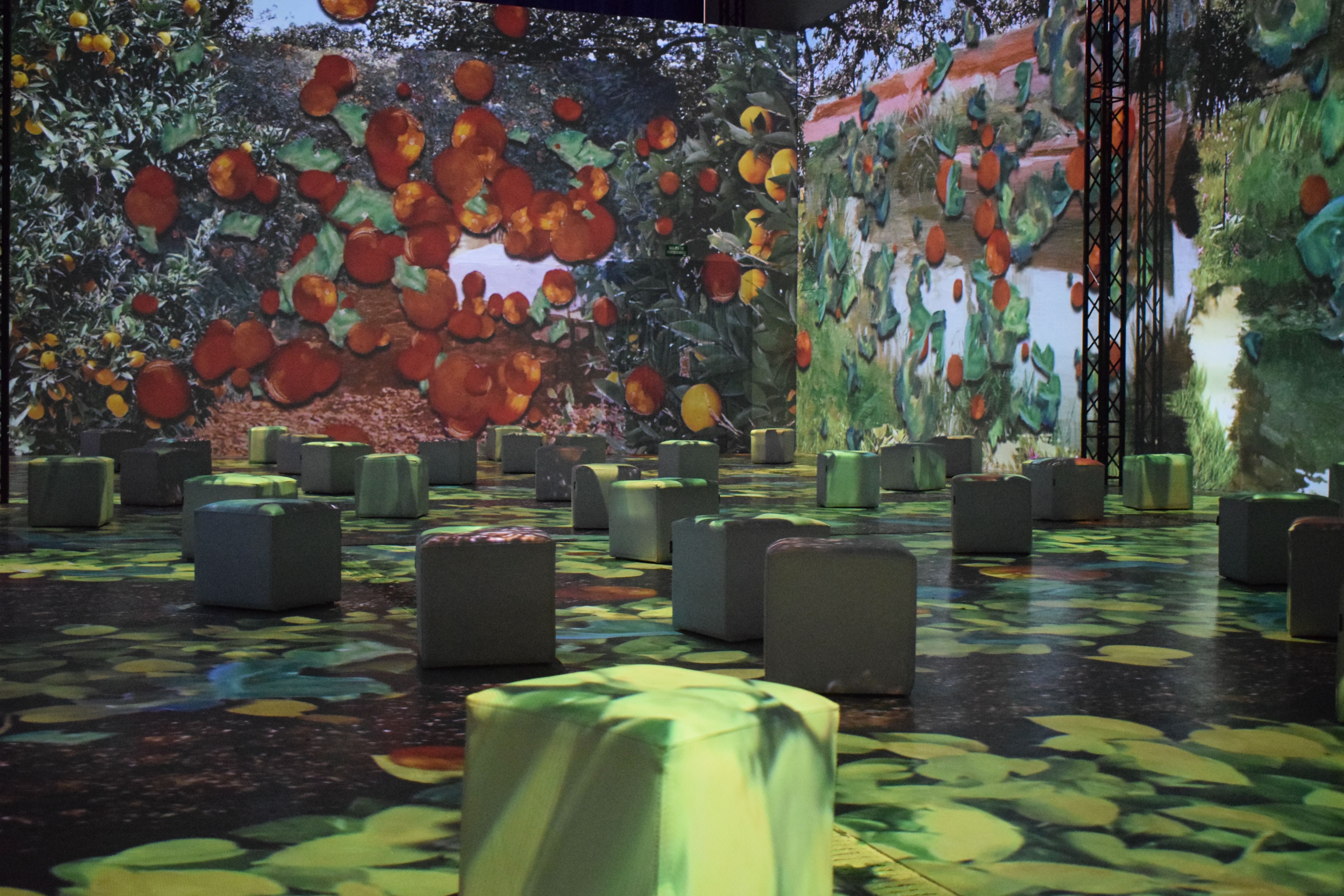 Sala de projeccions de l'exposició