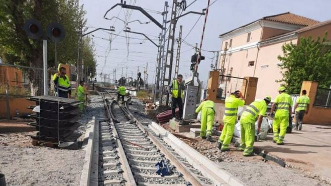 Inici de les obres en la Línia 1 Inici de les obres en la Línia 1