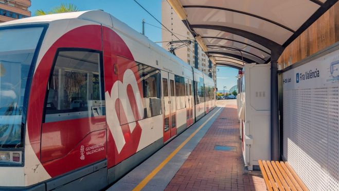 Un tramvia de Metrovalencia Un tramvia de Metrovalencia