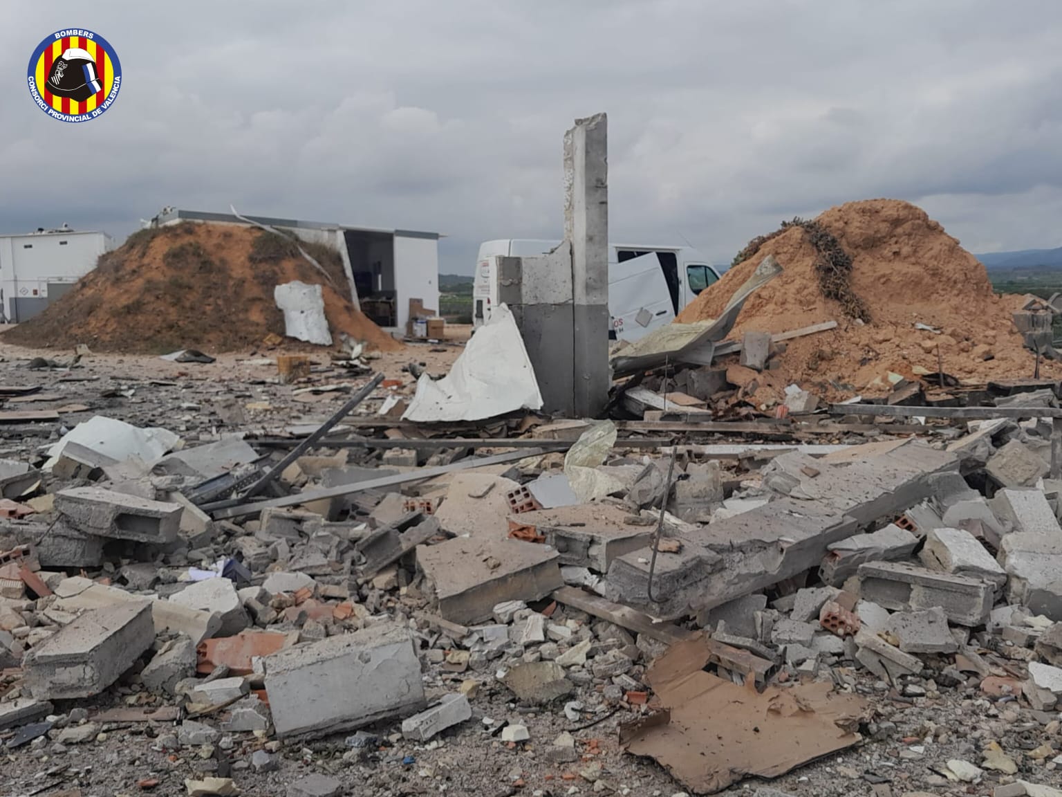 Explosió a una pirotècnia de Vilamarxant