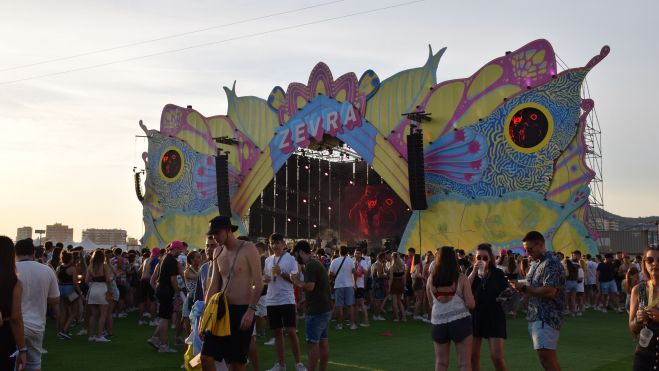 Imagen del escenario principal del Zevra 2022. Foto: Alba Valle Imagen del escenario principal del Zevra 2022. Foto: Alba Valle
