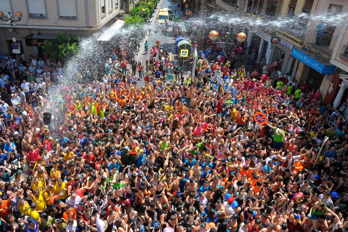 Acto de la tradicional xopà de Sagunto