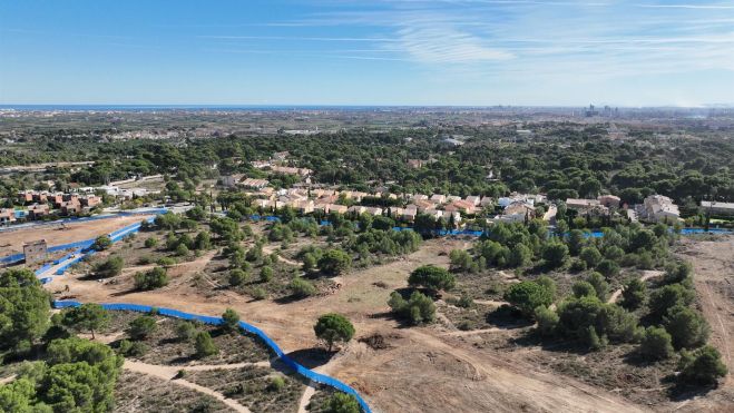 Terreno donde se construiáà el PAI Torre del Pirata en Godella