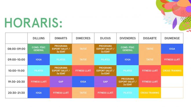 Horari de les activitats d'estiu gratuïtes de València 2023