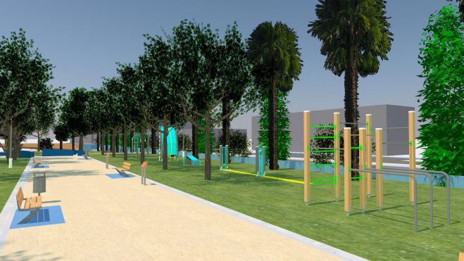 Infografía de la remodelación del jardín de Doctor Lluch Infografía de la remodelación del jardín de Doctor Lluch